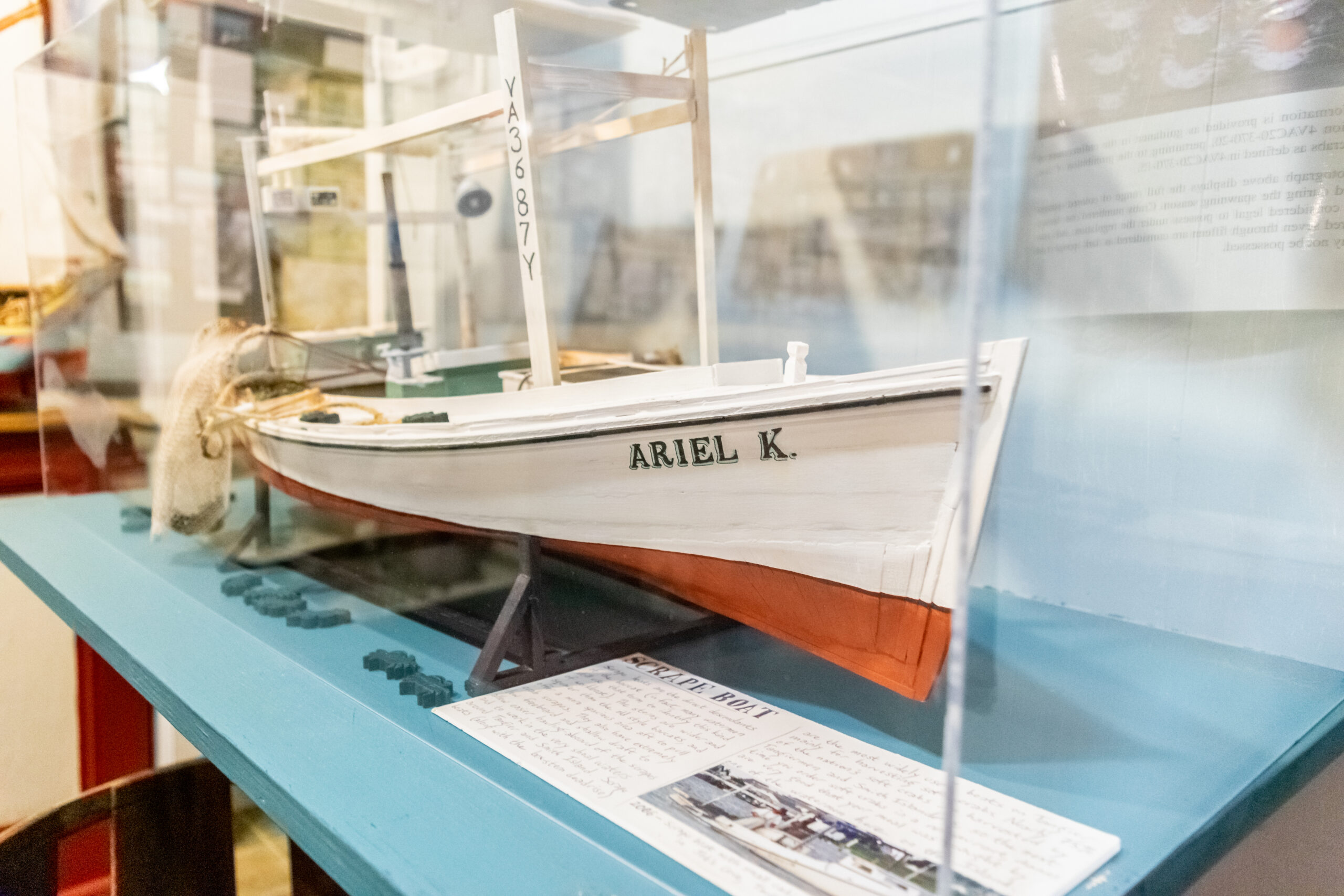 Ship in the Tangier Island Museum