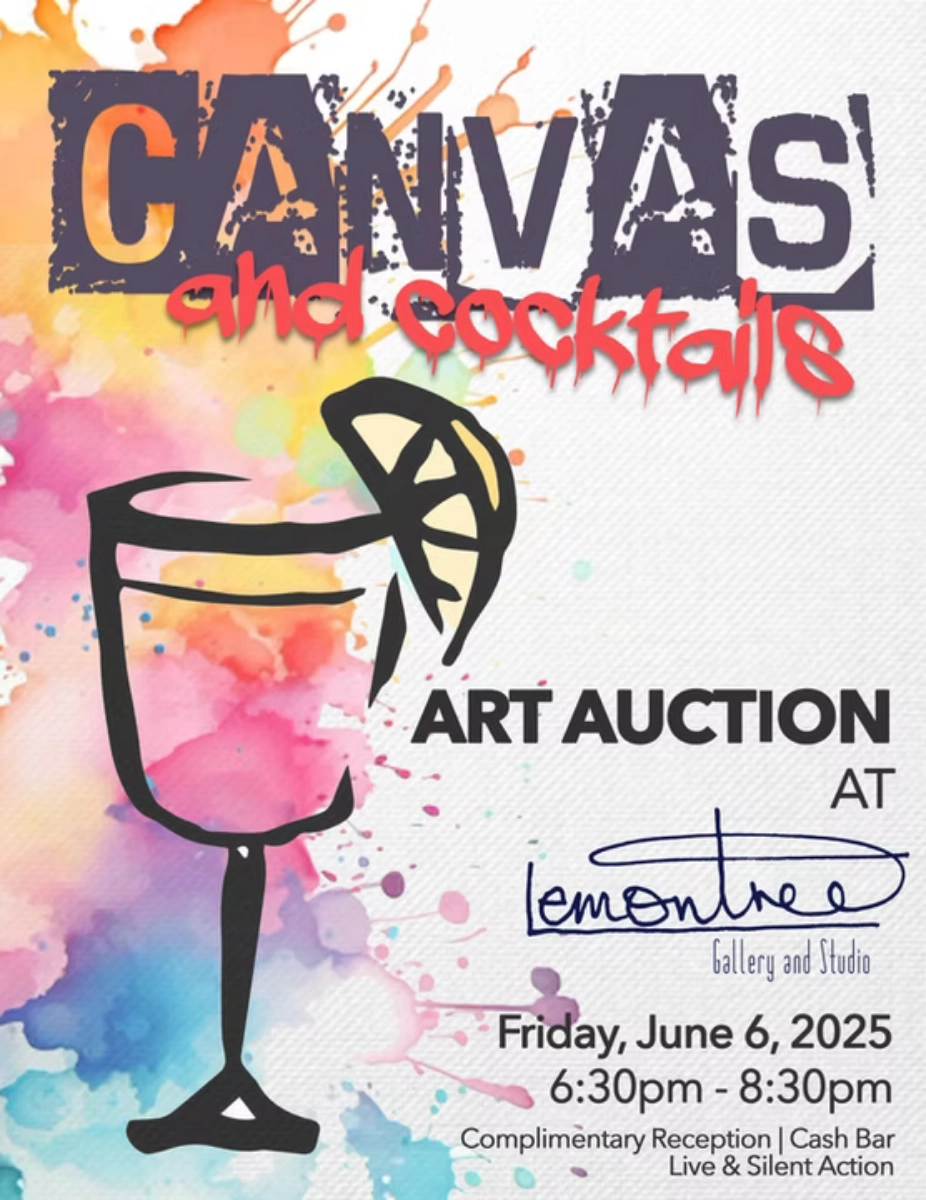 Canvas and Cocktails Art Auction at the Lemon Tree Gallery