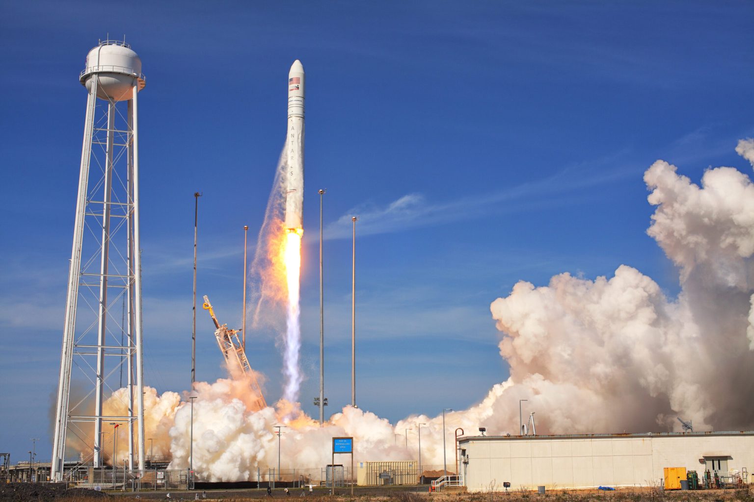 Rocket launch in Wallops Island